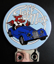 badge Morgan : Taff Mog blue badge Morgan : Taff Mog blue